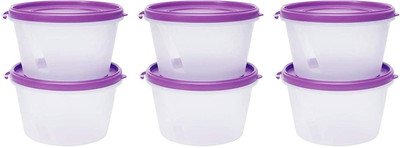 Cutting EDGE Polypropylene Utility Container  - 750 ml(Pack of 6, Purple)