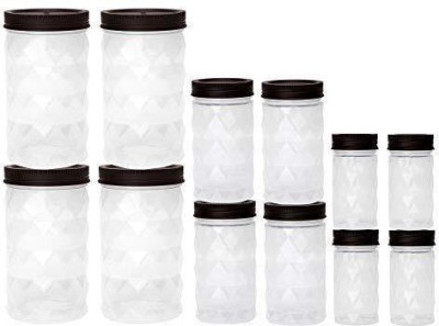 Cutting EDGE Plastic Utility Container  - 225 ml, 680 ml, 1270 ml(Pack of 12, Clear)