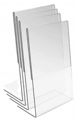 CRAFTSFY 1 Compartments Acrylic Display Stand(White)