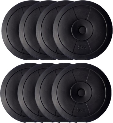 STARX 40 kg 40KG PVC Sand Filled Weight Plates (5KG x 8 Plates - 40KG) Home Gym Combo