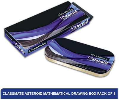 Classmate Asteroid Mathematical Drawing Box | Best Geometry Box(Purple)