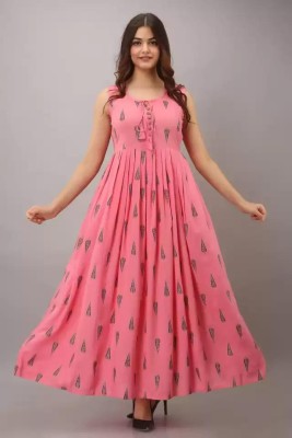 NYASHA Anarkali Gown(Pink)