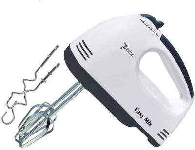 Sun LifeCare Electric Hand Mixer,Hand Blender , Egg Beater, Cake maker , Beater Cream Mix, Food Blender, Hand mixer , Beater for Kitchen With Stainless Steel Attachments 220 W Electric Whisk(White)