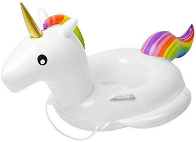 prisma collection Baby Pool Float Unicorn Toddlers Floats Infant Inflatable Swimming Ring with Handles for Kids Aged 1-6 Years Swim Floatation Belt