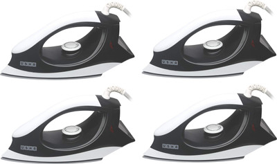 USHA EI 3702 pack of 4 1000 W Dry Iron(Black)