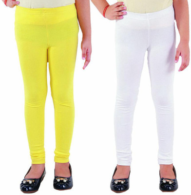 Kids Cave Legging For Girls(Multicolor Pack of 2)