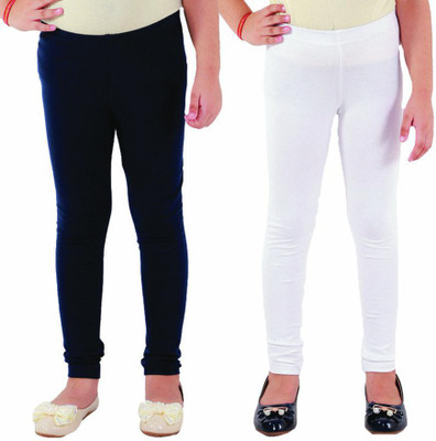 Kids Cave Legging For Girls(Blue Pack of 2)