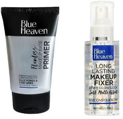 BLUE HEAVEN Perfection Primer WITH Makeup Fixer - Mist Spray Formula (PACK OF 2) Primer  - 60 g(normal)