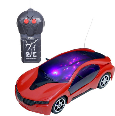 ToyGalaxy Wireless Remote Control Fast Modern Car With 3D Light(Red)