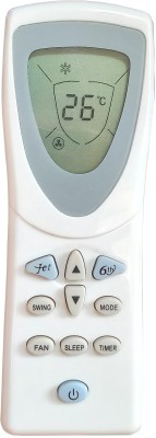 Axelleindia VE83 Compatible (VE83) AC Remote With 6th Sence Mode For Whirlpool Remote Controller(White)