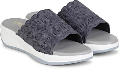 H.M.LADIES Women Wedges(Grey , 5)