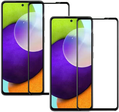 ISAAK Edge To Edge Tempered Glass for Samsung Galaxy A72(Pack of 2)