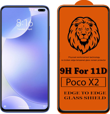 CRodible Edge To Edge Tempered Glass for Poco X2(Pack of 1)