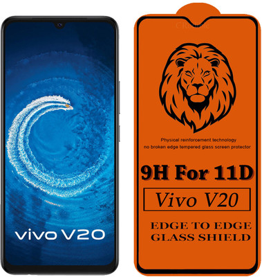 CRodible Edge To Edge Tempered Glass for Vivo V20(Pack of 1)