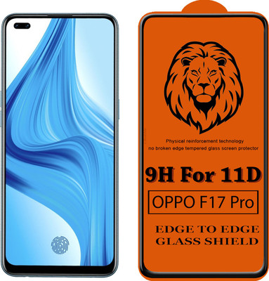 CRodible Edge To Edge Tempered Glass for OPPO F17 Pro(Pack of 1)