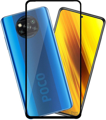 NKCASE Edge To Edge Tempered Glass for POCO X3 Pro(Pack of 1)