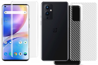 Bai and kaka Front and Back Tempered Glass for Oneplus 9 Pro(Pack of 2)