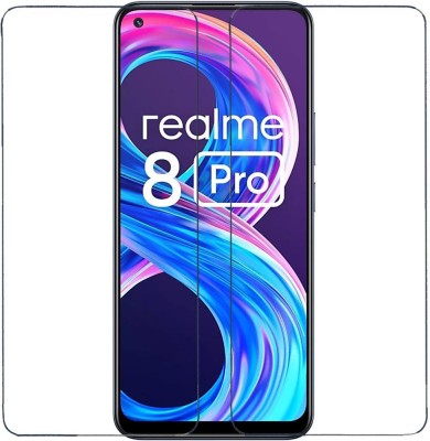 Micvir Tempered Glass Guard for Realme 8 Pro(Pack of 2)