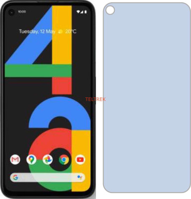 TELTREK Tempered Glass Guard for GOOGLE PIXEL 4A (Impossible AntiBlue Light)(Pack of 1)