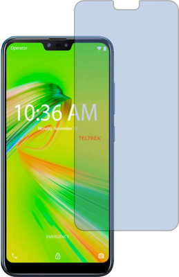 TELTREK Tempered Glass Guard for ASUS ZENFONE MAX PLUS M2 (Impossible AntiBlue Light)(Pack of 1)