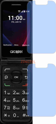 ZINGTEL Tempered Glass Guard for ALCATEL GO FLIP V (Impossible AntiBlue Light)(Pack of 1)