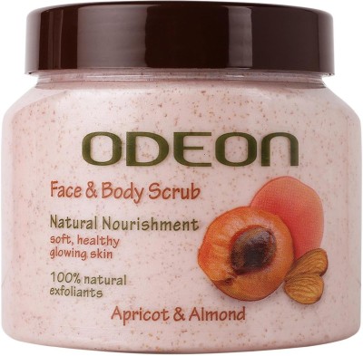 ODEON Apricot & Almond Face and Body Scrub | Natural Nourishment Scrub(300 ml)