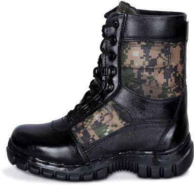 para combat MEN FOR ARMY NCC COMBAT DMS BOOTS SHOES Boots For Men(Black , 8)