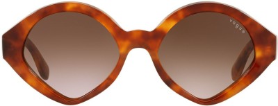 Vogue Eyewear Over-sized Sunglasses(For Women, Clear)