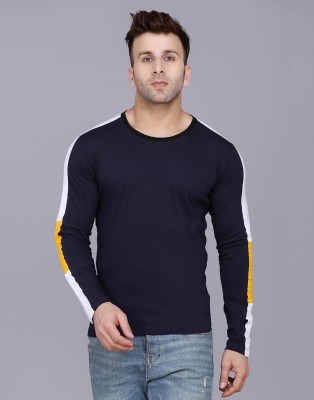 Himgiri International Solid Men Round Neck Grey T-Shirt