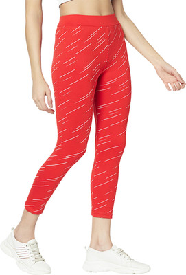 SHAUN Solid Women Red Track Pants