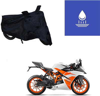 Feel heaven Two Wheeler Cover for KTM(Duke 200, Black)