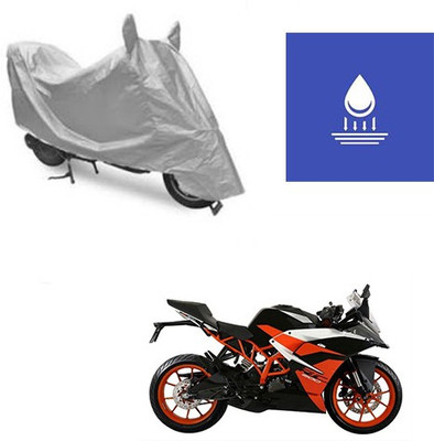 Atulit enterprises Two Wheeler Cover for KTM(RC 390, Silver)