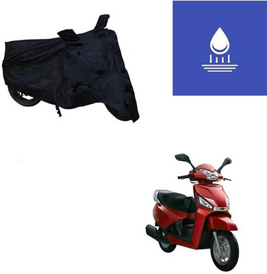 Feel heaven Two Wheeler Cover for Mahindra(Gusto, Black)