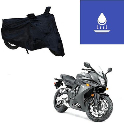 Feel heaven Two Wheeler Cover for Honda(CBR 650F, Black)