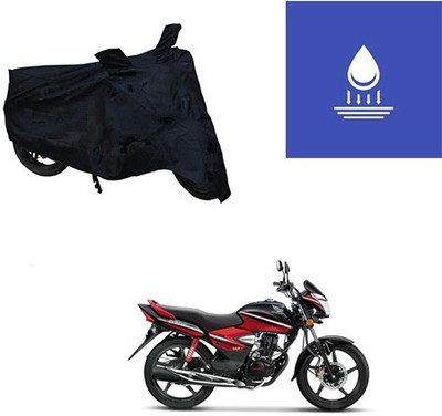 Feel heaven Two Wheeler Cover for Honda(CB Shine, Black)