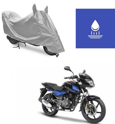 Feel heaven Two Wheeler Cover for Bajaj(Pulsar 150 DTS-i, Silver)