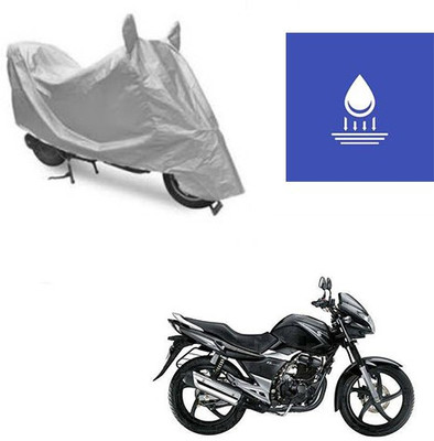 Atulit enterprises Two Wheeler Cover for Suzuki(GS 150R, Silver)