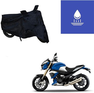 Feel heaven Two Wheeler Cover for Mahindra(MOJO XT 300, Black)