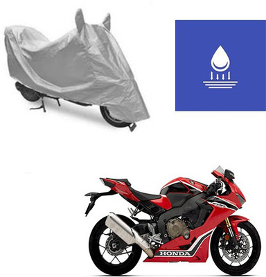 Atulit enterprises Two Wheeler Cover for Honda(CBR 1000RR, Silver)