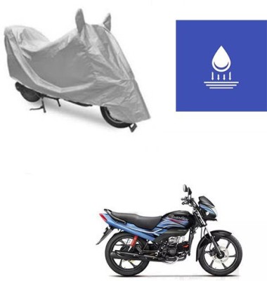 Atulit enterprises Two Wheeler Cover for Hero(Passion Plus, Silver)