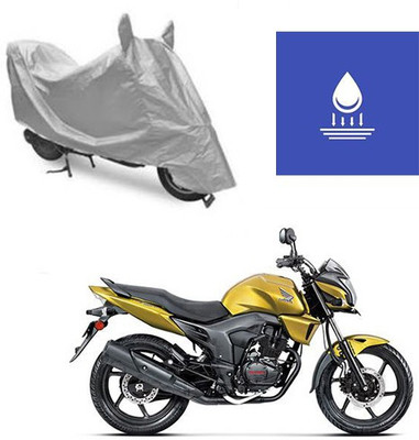 Atulit enterprises Two Wheeler Cover for Honda(CB Trigger, Silver)