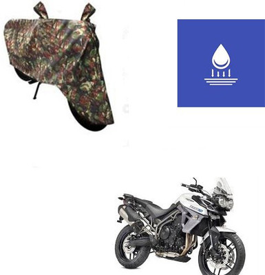 Feel heaven Two Wheeler Cover for Triumph(Tiger 800 XR, Multicolor)