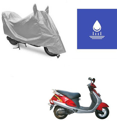 Atulit enterprises Two Wheeler Cover for Kinetic(Nova, Silver)