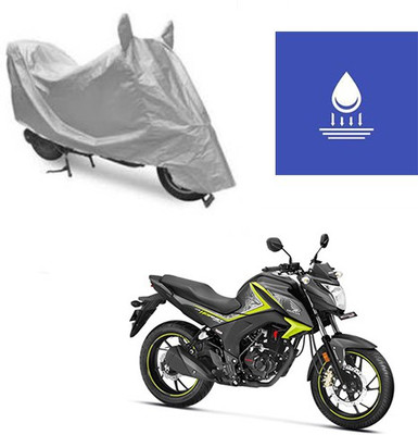 Atulit enterprises Two Wheeler Cover for Honda(CB Hornet 160, Silver)