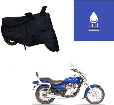 Feel heaven Two Wheeler Cover for Bajaj(Avenger, Black)
