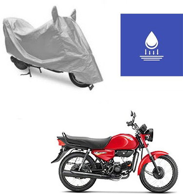Atulit enterprises Two Wheeler Cover for Hero(HF Dawn, Silver)