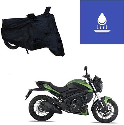 Feel heaven Two Wheeler Cover for Bajaj(Dominar, Black)