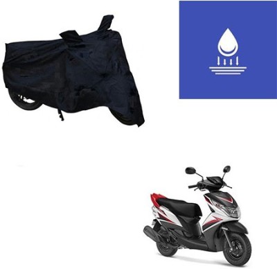 Feel heaven Two Wheeler Cover for Yamaha(Ray Z, Black)