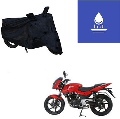 Feel heaven Two Wheeler Cover for Bajaj(Pulsar 200 NS DTS-i, Black)