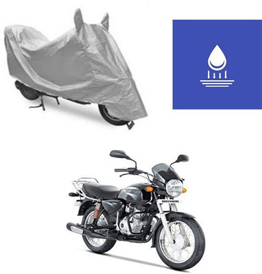 Atulit enterprises Two Wheeler Cover for Bajaj(Boxer, Silver)